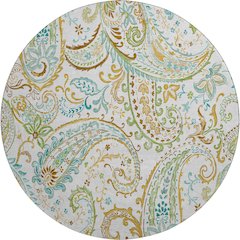 Premium Machine Washable Mayfield  Ivory 8' x 8' Round Rug