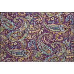Premium Machine Washable Mayfield  Purple 1'8" x 2'6" Rug