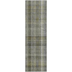Premium Machine Washable Mayfield  Gray 2'3" x 7'6" Runner Rug