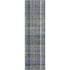 Premium Machine Washable Mayfield  Green 2'3" x 7'6" Runner Rug