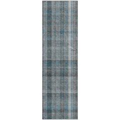 Premium Machine Washable Mayfield  Teal 2'3" x 7'6" Runner Rug