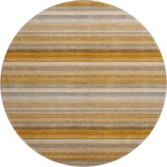 Premium Machine Washable Mayfield  Paprika 8' x 8' Round Rug