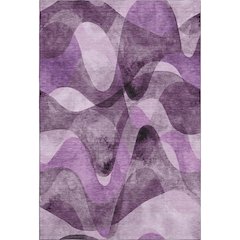 Premium Machine Washable Mayfield  Purple 2'6" x 3'10" Rug