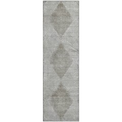 Premium Machine Washable Mayfield  Gray 2'3" x 7'6" Runner Rug