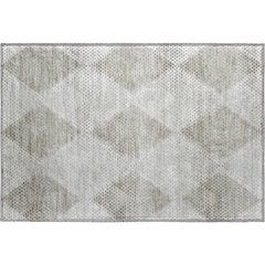 Premium Machine Washable Mayfield  Gray 1'8" x 2'6" Rug