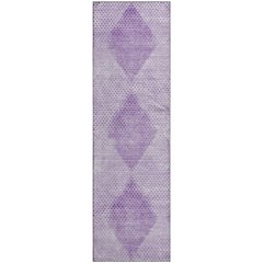 Premium Machine Washable Mayfield  Lavender 2'3" x 7'6" Runner Rug