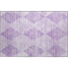 Premium Machine Washable Mayfield  Lavender 1'8" x 2'6" Rug