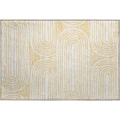 Premium Machine Washable Mayfield  Gold 1'8" x 2'6" Rug