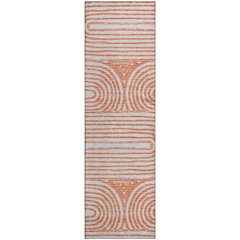 Premium Machine Washable Mayfield  Salmon 2'3" x 7'6" Runner Rug