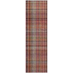 Premium Machine Washable Mayfield  Red 2'3" x 7'6" Runner Rug