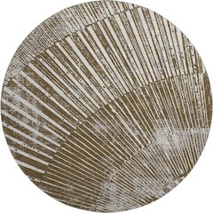 Premium Machine Washable Mayfield  Chocolate 8' x 8' Round Rug