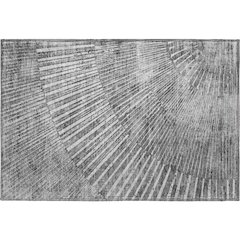 Premium Machine Washable Mayfield  Gray 1'8" x 2'6" Rug