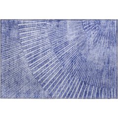 Premium Machine Washable Mayfield  Navy 1'8" x 2'6" Rug