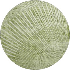 Premium Machine Washable Mayfield  Sage 8' x 8' Round Rug