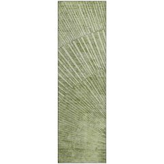 Premium Machine Washable Mayfield  Sage 2'3" x 7'6" Runner Rug