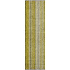 Premium Machine Washable Mayfield  Gold 2'3" x 7'6" Runner Rug