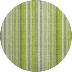 Premium Machine Washable Mayfield  Green 8' x 8' Round Rug