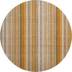 Premium Machine Washable Mayfield  Paprika 8' x 8' Round Rug