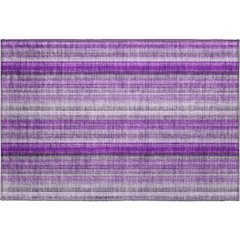 Premium Machine Washable Mayfield  Purple 1'8" x 2'6" Rug