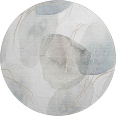 Premium Machine Washable Mayfield  Ivory 8' x 8' Round Rug