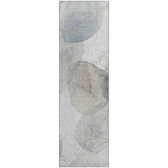 Premium Machine Washable Mayfield  Ivory 2'3" x 7'6" Runner Rug