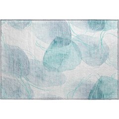 Premium Machine Washable Mayfield  Teal 1'8" x 2'6" Rug