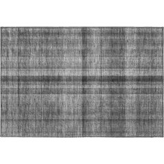 Premium Machine Washable Mayfield  Gray 1'8" x 2'6" Rug