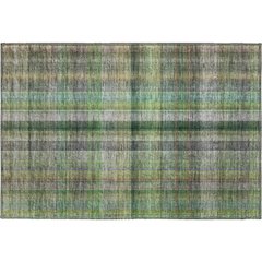 Premium Machine Washable Mayfield  Green 1'8" x 2'6" Rug