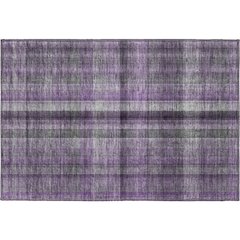 Premium Machine Washable Mayfield  Purple 1'8" x 2'6" Rug