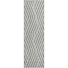 Premium Machine Washable Mayfield  Gray 2'3" x 7'6" Runner Rug