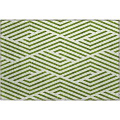 Premium Machine Washable Mayfield  Olive 1'8" x 2'6" Rug