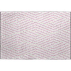 Premium Machine Washable Mayfield  Pink 1'8" x 2'6" Rug
