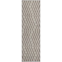 Premium Machine Washable Mayfield  Taupe 2'3" x 7'6" Runner Rug