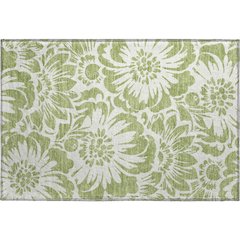 Premium Machine Washable Mayfield  Aloe 1'8" x 2'6" Rug