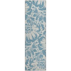 Premium Machine Washable Mayfield  Denim 2'3" x 7'6" Runner Rug