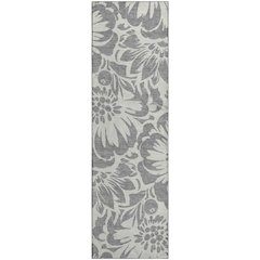 Premium Machine Washable Mayfield  Gray 2'3" x 7'6" Runner Rug
