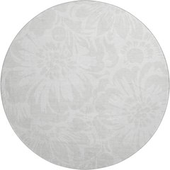 Premium Machine Washable Mayfield  Ivory 8' x 8' Round Rug