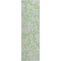 Premium Machine Washable Mayfield  Mint 2'3" x 7'6" Runner Rug