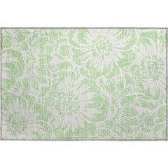 Premium Machine Washable Mayfield  Mint 1'8" x 2'6" Rug