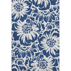 Premium Machine Washable Mayfield  Navy 2'6" x 3'10" Rug