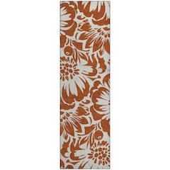 Premium Machine Washable Mayfield  Paprika 2'3" x 7'6" Runner Rug