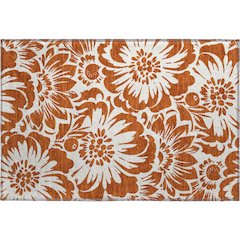 Premium Machine Washable Mayfield  Paprika 1'8" x 2'6" Rug