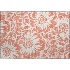Premium Machine Washable Mayfield  Salmon 1'8" x 2'6" Rug