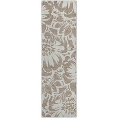Premium Machine Washable Mayfield  Taupe 2'3" x 7'6" Runner Rug