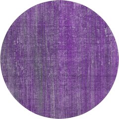 Premium Machine Washable Mayfield  Purple 8' x 8' Round Rug
