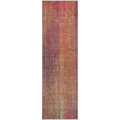 Premium Machine Washable Mayfield  Red 2'3" x 7'6" Runner Rug