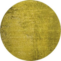 Premium Machine Washable Mayfield  Gold 8' x 8' Round Rug