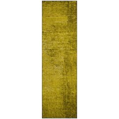 Premium Machine Washable Mayfield  Gold 2'3" x 7'6" Runner Rug