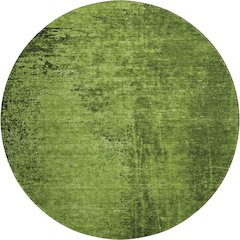 Premium Machine Washable Mayfield  Green 8' x 8' Round Rug