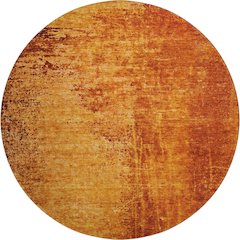 Premium Machine Washable Mayfield  Paprika 8' x 8' Round Rug